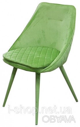 Мягкий и удобный стул кухонный ткань бархат салатовый DAOSUN DC 9552А – для люби. . фото 1