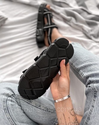 Босоніжки сланці Stilli Slippers Black
• Матеріал : Текстиль, Еко-шкіра
• Розмір. . фото 10