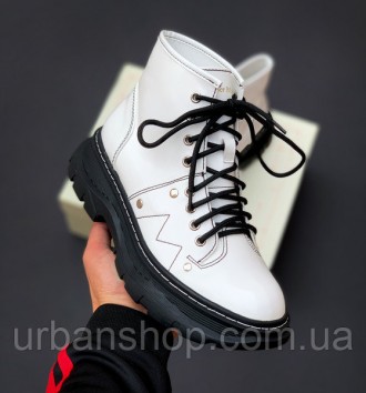 Черевики ALEXANDER MCQUEEN ANKLE BOOTS WHITE
Розмір: 35-40. . фото 4