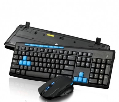 Беспроводная клавиатура и мышь HK3800 Wireless Набор игровая клавиатура и мышка . . фото 8