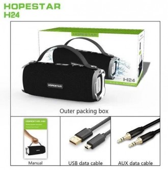Портативная Bluetooth (блютуз) колонка Hopestar H24. Мощная, беспроводная колонк. . фото 5