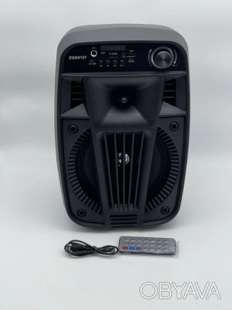 
Портативная колонка BT Speaker ZQS-6107 - популярная модель у поклонников качес. . фото 1