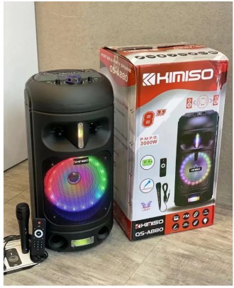 Колонка портативная, беспроводная блютуз. KIMISO QS-A880 Черная с микрофоном
Кол. . фото 8