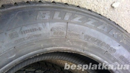 Продам НОВЫЕ зимние шины:
 175/70R13 82T Bridgestone Blizzak LM20 (Италия) - 16. . фото 5