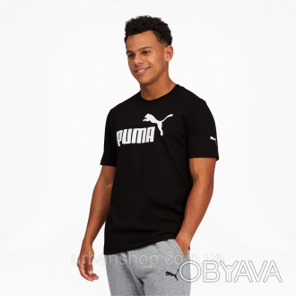 Футболка чоловіча Puma T-Shirt 
Колір: Чорна
Розмір: L (1шт.). . фото 1