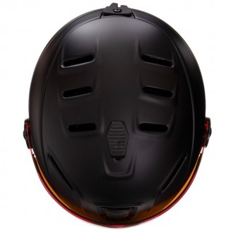 Шлем горнолыжный с визором и механизмом регулировки для надежной защиты головы п. . фото 6