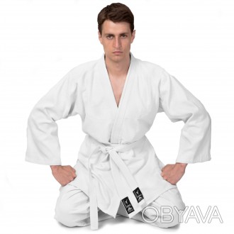 	Тип: тренировочная форма для занятий единоборствами;Комплектация: куртка-кимоно. . фото 1