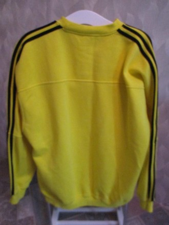 свитер свитшот Adidas винтаж, оверсайз, размер L, лого вышито, лампасы, широкий . . фото 7