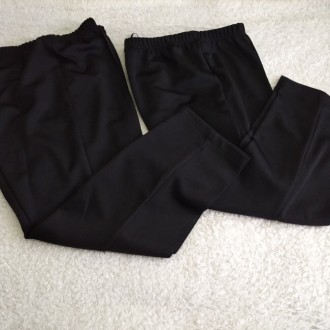 Новые черные штаны зауженные к низу, ткань в рубчик, наш р.54-154 и р.54-160, Вь. . фото 4