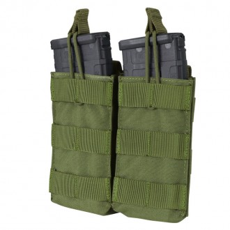 Підсумок для магазинів подвійний молле Condor Double M4/M16 Open Top Mag Pouch MA19 Олива (Olive). Дрогобич. фото 1