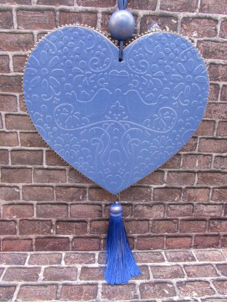 Деревянное декоративное сердце-подвеска,оригинальный подарок на любое торжество.. . фото 3