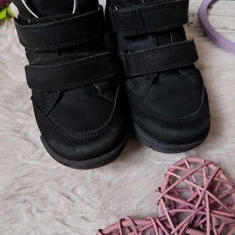 Детские ботинки Bartek на мальчика кожаные черные на липучках
Состояние: в очень. . фото 5