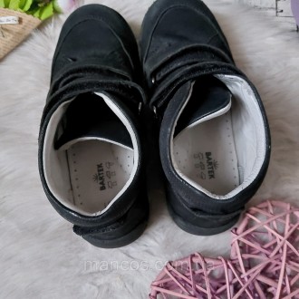 Детские ботинки Bartek на мальчика кожаные черные на липучках
Состояние: в очень. . фото 6
