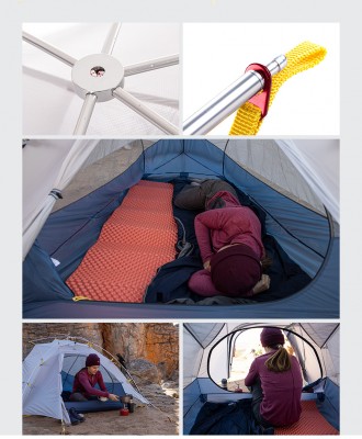 Намет Naturehike CloudUP-Wing 2 (2-х місний) 15D nylon – двомісний ультралегкий . . фото 9