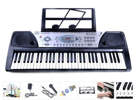 Детский пианино синтезатор MQ 810 USB
Работает пианино MQ-810 от батареек АА (в . . фото 3