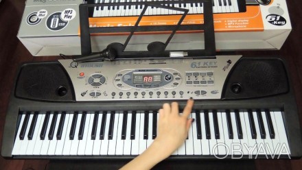 Детский пианино синтезатор MQ 810 USB
Работает пианино MQ-810 от батареек АА (в . . фото 1