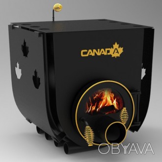 Печь булерьян Canada “01” с варочной поверхностью со стеклом и кожухом
Печь буле. . фото 1