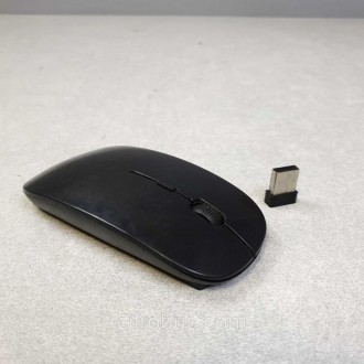 Миша бездротова - бюджетна миша для ноутбуків з бездротовим підключенням через U. . фото 2