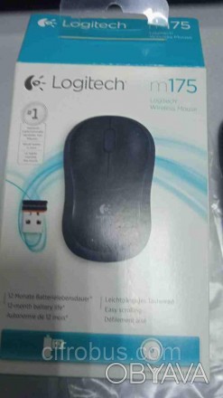 Logitech Wireless Mouse M175 эргономичной формы — удобно и естественно лежит в р. . фото 1