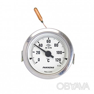 Термометр Pakkens производства Турция (оригинал), капиллярный, диаметр 60 мм, ме. . фото 1