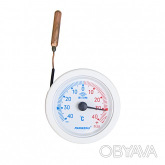 Термометр Pakkens производства Турция (оригинал), капиллярный, диаметр 52 мм, пл. . фото 1