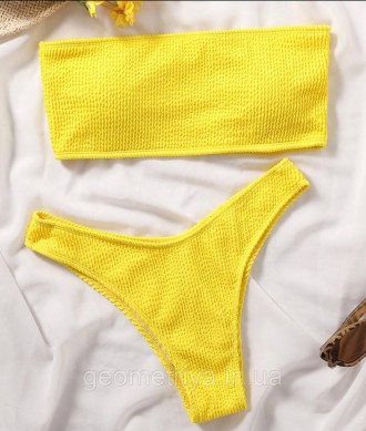 
Модный женский желтый купальник с высокими плавками
Ткань рубчик кукуруза
Разме. . фото 5