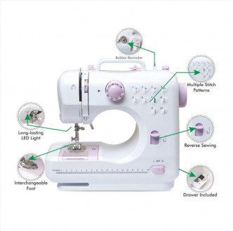  
Швейная машина Mini multi-purpose sewing machine LSS - 505
это многофункционал. . фото 8