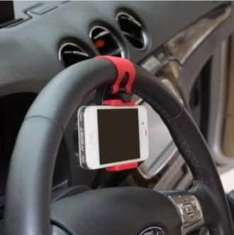  
Автомобильный держатель для телефона авто на руль | Mobile Holder
Универсальны. . фото 3