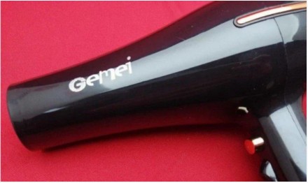 Фен для волос Gemei GM-1780 2400 Вт
Фен Gemei GM-1780 — это идеальный фен,. . фото 3