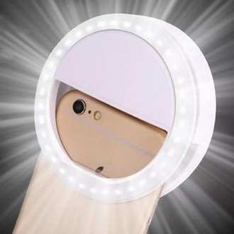 Селфи-лампа Led кольцо на телефон RK12
Selfie Ring Light RK-12 USB - cамый востр. . фото 4