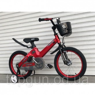 Детский легкий магниевый велосипед ТОП РАЙДЕР TOPRIDER 18 дюймов зеленый (от 5 л. . фото 5