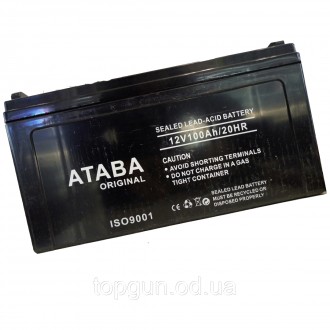 Аккумулятор ATABA 12V 120A/h Аккумуляторная батарея для ИБП Аккумулятор Атаба дл. . фото 3