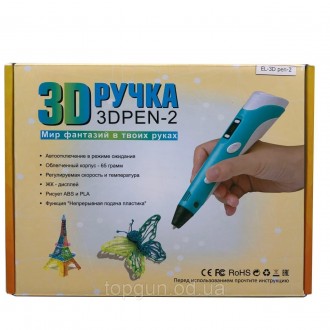 3D ручка c LCD дисплеем для 3Д рисования 3DPEN-2 MyRiwell 3Д Ручка 2-го поколени. . фото 5
