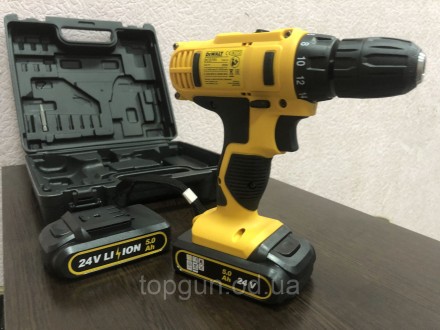 
Аккумуляторный дрель шуруповерт DeWALT DCD791 24V 5A/H Шуруповерт Деволт на акк. . фото 6