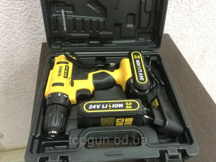 
Аккумуляторный дрель шуруповерт DeWALT DCD791 24V 5A/H Шуруповерт Деволт на акк. . фото 3