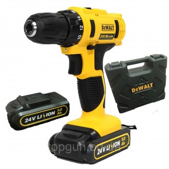 
Аккумуляторный дрель шуруповерт DeWALT DCD791 24V 5A/H Шуруповерт Деволт на акк. . фото 2