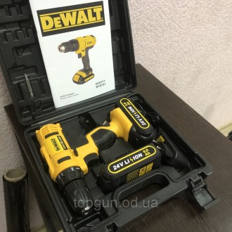 
Аккумуляторный дрель шуруповерт DeWALT DCD791 24V 5A/H Шуруповерт Деволт на акк. . фото 4