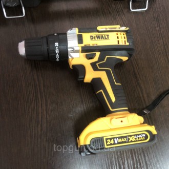 Ударный шуруповерт DeWALT DCD 791 (24V, 6AH) Аккумуляторная дрель-шуруповерт с у. . фото 7