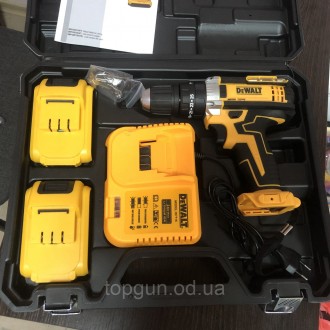 Ударный шуруповерт DeWALT DCD 791 (24V, 6AH) Аккумуляторная дрель-шуруповерт с у. . фото 3