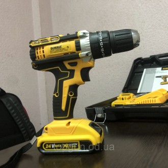 Ударный шуруповерт DeWALT DCD 791 (24V, 6AH) Аккумуляторная дрель-шуруповерт с у. . фото 4