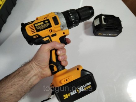 Ударный шуруповерт DeWALT DCD996 (36V, 6AH) Аккумуляторная дрель-шуруповерт с дв. . фото 7