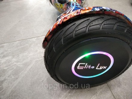
Гироборд гироскутер SMART BALANCE 10.5" Elite Lux Разноцветный граффити Блютуз . . фото 9