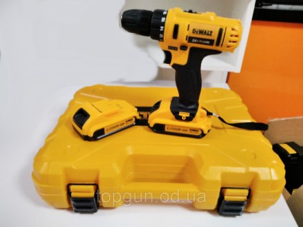 
Аккумуляторный шуруповерт DeWALT DCD791 (24V, 5AH) с большим набором инструмент. . фото 9