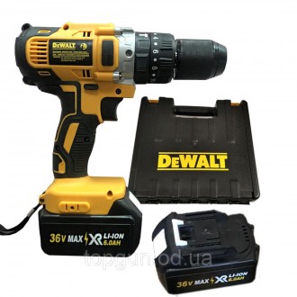 Ударный шуруповерт DeWALT DCD996 (36V, 6AH) Аккумуляторная дрель-шуруповерт с дв. . фото 9