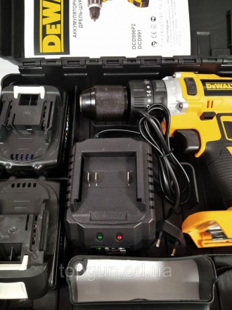 Ударный шуруповерт DeWALT DCD996 (36V, 6AH) Аккумуляторная дрель-шуруповерт с дв. . фото 4