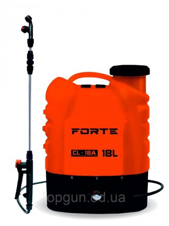 Опрыскиватель аккумуляторный 18л Forte CL-18A Пульверизатор садовый Форте Аккуму. . фото 3