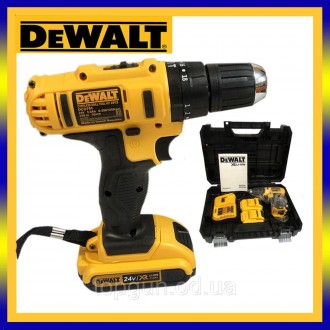 Ударный шуруповерт DeWALT DCD 791 (24V, 6AH) Аккумуляторная дрель-шуруповерт с у. . фото 2