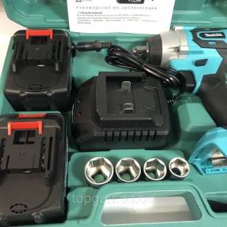 Гайковерт аккумуляторный Makita DTW285 36В 6Ач Ударный гайковерт DTW 285 с подсв. . фото 5