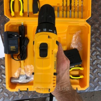 Аккумуляторный шуруповерт DeWalt DCD791 24V 5AH с набором инструментов Дрель- шу. . фото 5