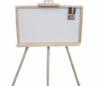 Мольберт немагн., на 3-ножках, 2-сторон.(для мела и маркеров), сосна, 48*35см., . Днепр. фото 1 Мольберт немагн., на 3-ножках, 2-сторон.(для мела и маркеров), сосна, 48*35см., . Днепр. фото 1